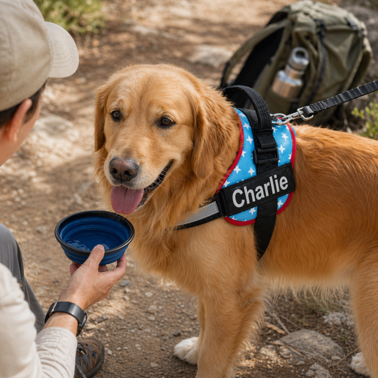 The Hound Halo – Personalized Dog Harness