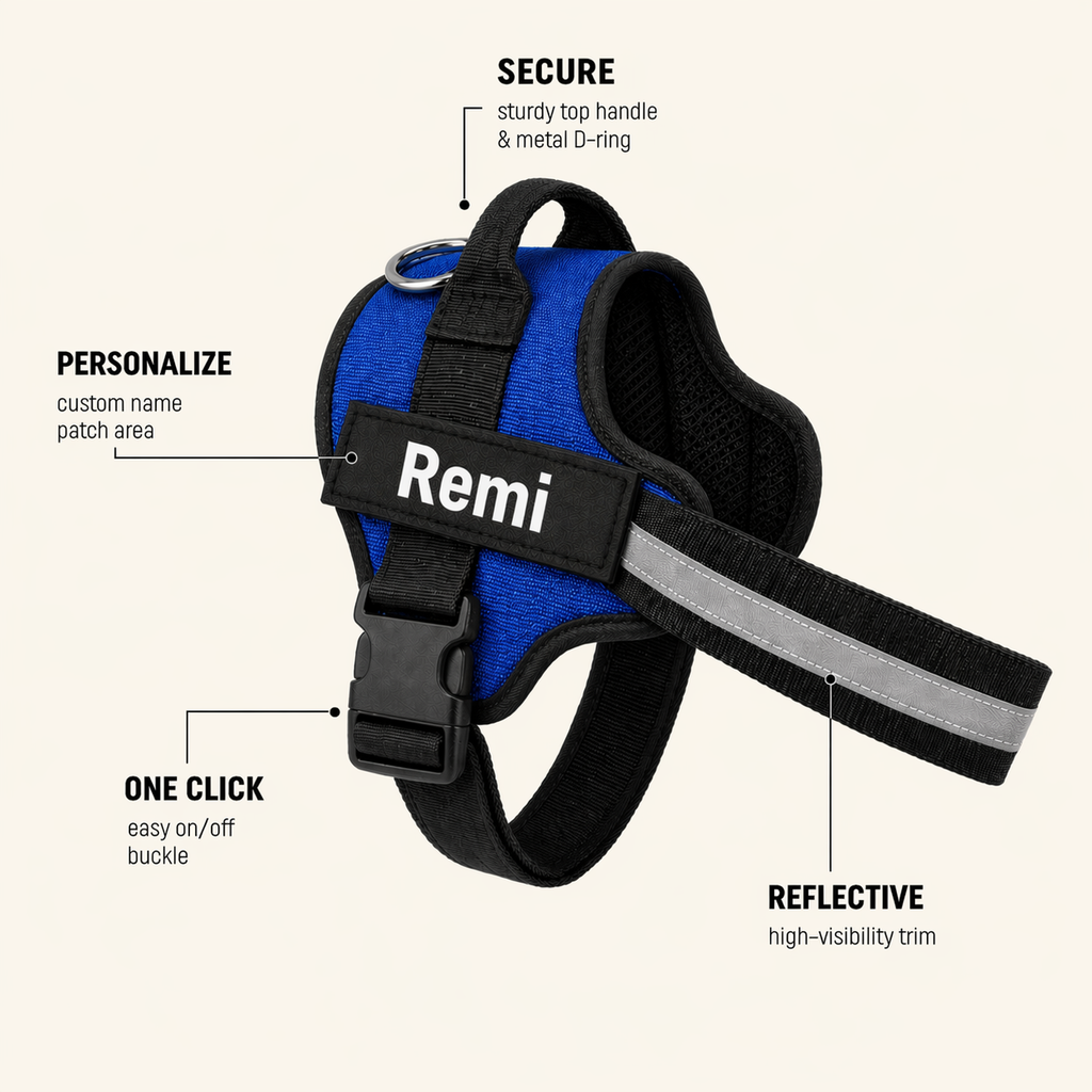 The Hound Halo – Personalized Dog Harness