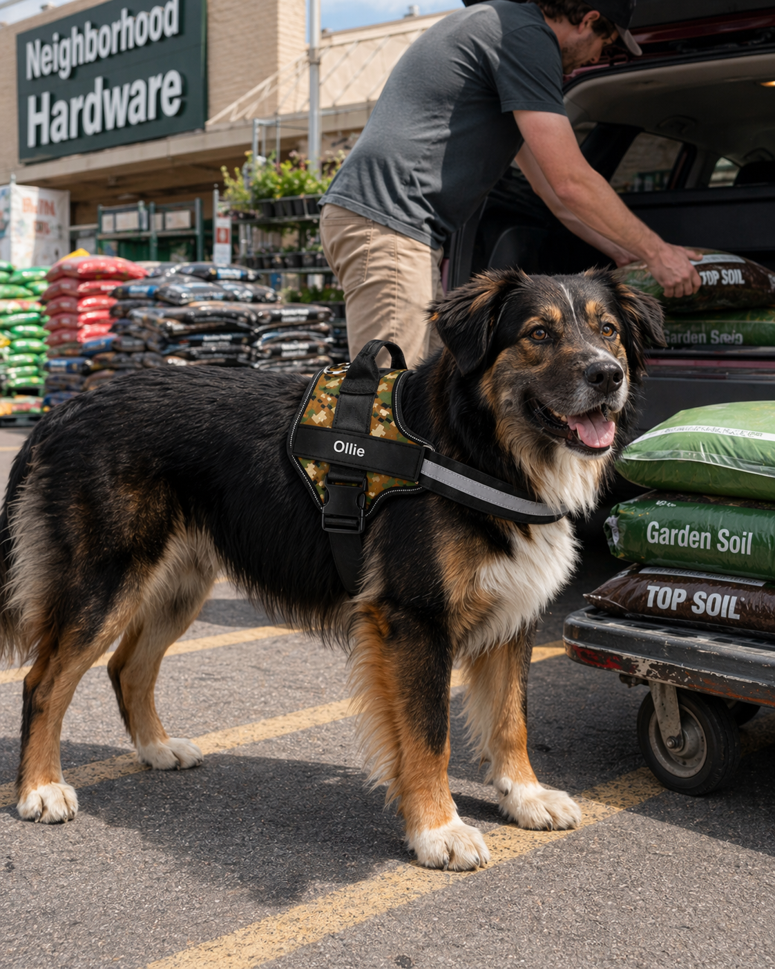 The Hound Halo – Personalized Dog Harness