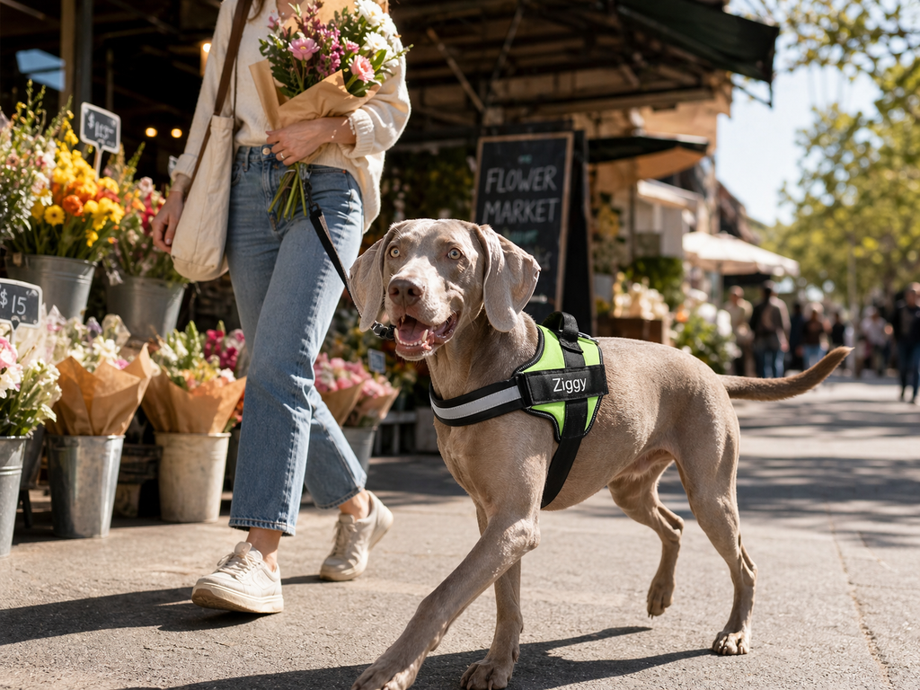 The Hound Halo – Personalized Dog Harness