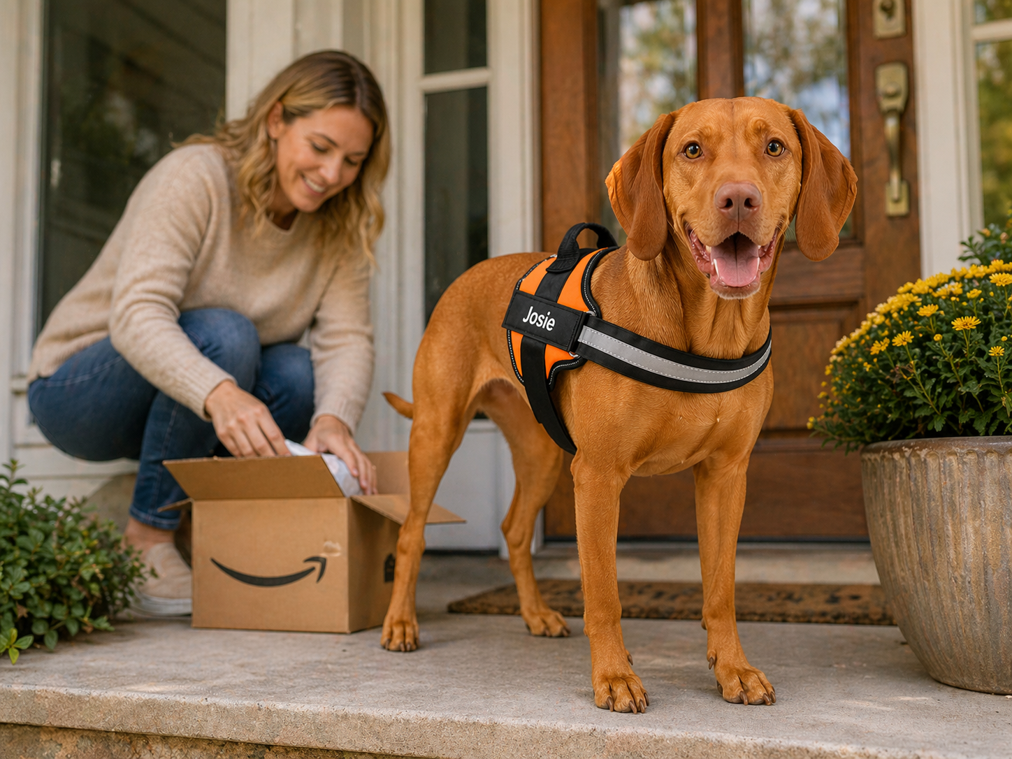 The Hound Halo – Personalized Dog Harness