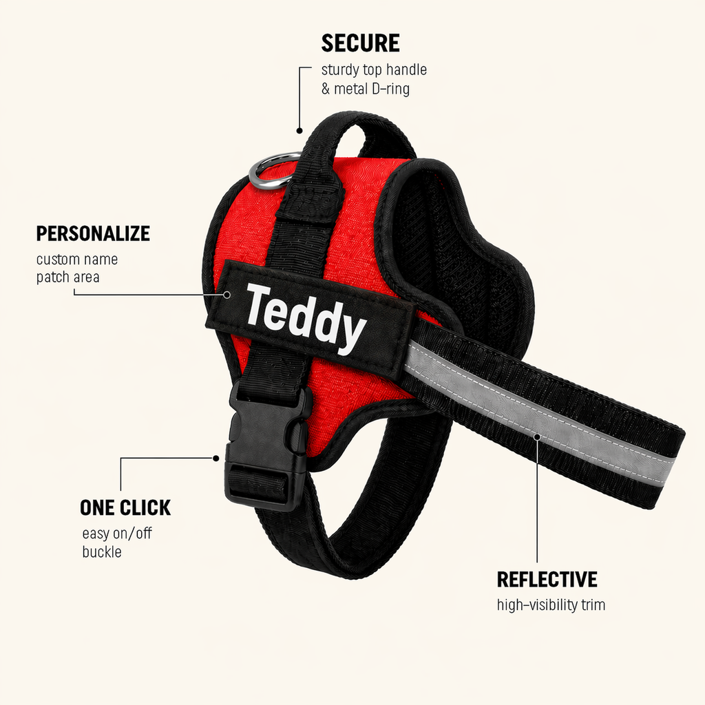The Hound Halo – Personalized Dog Harness